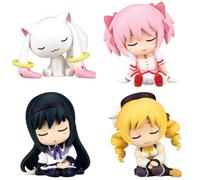 Xinchangda Lot de 4 figurines Mami Tomoe/AkemiHomura en PVC pour décoration de bureau, objets de collection de Noël