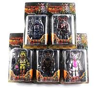 Xinchangda Lot de 5 figurines FNAF Security Breach Action Figure Five Nights Game Figures Foxy Fazbear Chica PVC Modèle de collection pour cadeaux d'enfants, 13,97 cm