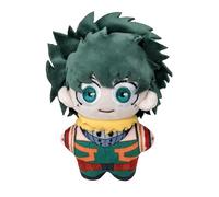 Xinchangda MHA Figurine en peluche MHA Midoriya Izuku porte-clés 10 cm en coton PP doux pendentif mignon sac à dos ornement décoration de Noël