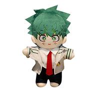 Xinchangda MHA Figurine en peluche MHA Midoriya Izuku Porte-clés 20 cm en coton PP doux pendentif mignon sac à dos ornement décoration de Noël