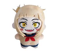 Xinchangda MHA Figurine en peluche MHA Toga Himiko Porte-clés 10 cm en coton PP doux pendentif mignon sac à dos ornement décoration de Noël