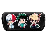 Xinchangda My Hero Academia Trousse à crayons de dessin animé MHA Todoroki Shouto Grande capacité Trousse à crayons pour étudiants