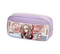 Xinchangda Nagito Komaeda Trousse à crayons Anime Nanami Chiaki/Naegi Makoto Grande capacité Sac à stylos Sac de papeterie Fournitures scolaires, Violet 5., 24*10*12CM, Trousse à crayons