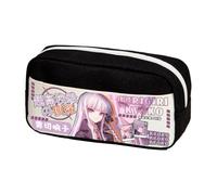 Xinchangda Nagito Komaeda Trousse à crayons Anime Nanami Chiaki/Naegi Makoto Grande capacité Sac à stylos Sac de papeterie Fournitures scolaires, Noir 2, 24*10*12CM, Trousse à crayons