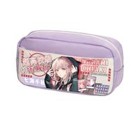 Xinchangda Nagito Komaeda Trousse à crayons Anime Nanami Chiaki/Naegi Makoto Grande capacité Sac à stylos Sac de papeterie Fournitures scolaires, Violet 4, 24*10*12CM, Trousse à crayons