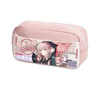 Xinchangda Nagito Komaeda Trousse à crayons Anime Nanami Chiaki/Naegi Makoto Grande capacité Sac à stylos Sac de papeterie Fournitures scolaires, Rose 4., 24*10*12CM, Trousse à crayons
