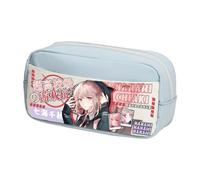Xinchangda Nagito Komaeda Trousse à crayons Anime Nanami Chiaki/Naegi Makoto Grande capacité Sac à stylos Sac de papeterie Fournitures scolaires, Bleu 4, 24*10*12CM, Trousse à crayons