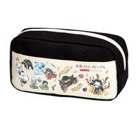 Xinchangda Nakahara Chuuya Trousse à crayons Anime Ranpo Edogawa/Akutagawa Ryunosuke Grande capacité Sac à stylos Sac de papeterie Fournitures scolaires, Noir 2, 24*10*12CM, Trousse à crayons