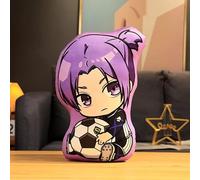 Xinchangda Oreiller en peluche Blue Lock - Anime Reo Mikage - Doux - Personnage mignon - Cadeau d'anniversaire pour fille et garçon
