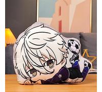 Xinchangda Oreiller en peluche Blue Lock - Seishiro Nagi - Doux - Personnage mignon - Imprimé - Cadeau d'anniversaire pour fille et garçon