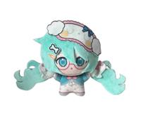 Xinchangda Porte-clés en peluche Miku en peluche douce de 10 cm pour sac, sac à dos, canapé, décoration d'intérieur