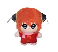 Xinchangda Porte-clés en peluche Sakata Gintoki - Kagura/YatoKamui - 10 cm - Joli porte-clés doux - Pendentif pour sac d'école