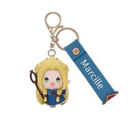 Xinchangda Porte-clés Marcille Donato en PVC avec figurine de Marcille Donato souple et adhésif 6 cm