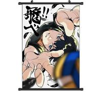 Xinchangda Poster Haikyuu Scrolls de l'anime Hinata Shoyo Tobio Kageyama Tsukishima Kei Poster mural à suspendre Décoration d'intérieur 60 x 40 cm