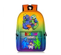 Xinchangda Rainbow Friends Sac ¨¤ dos, dessin anim¨¦, jeu de dessin anim¨¦, Looky3D, sac ¨¤ dos d'¨¦cole, sac ¨¤ dos l¨¦ger pour ordinateur portable pour gar?ons et filles
