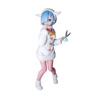 Xinchangda REM - Figurine d'action de mouton - Costume d'anime - Jolie figurine Remu debout - Décoration de bureau - Cadeau pour les fans - 20 cm