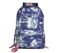 Xinchangda Sac à dos pour ordinateur portable, cartable Anime Death Note, sac à dos avec port de charge USB, sac de voyage décontracté pour garçons et filles, Type 6, 45CM*15CM*32CM, Cartable