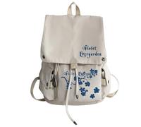 Xinchangda Sac à dos violet Evergarden - Grande capacité - Pour ordinateur portable - Sac d'école pour étudiants - Sac à bandoulière pour adolescents, Blanc Type 2, 28*15*38 cm