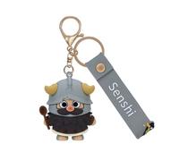 Xinchangda Sensh Figure Soft Adhesive Anime Sensh Keychain PVC 6cm Cute Anime Keychain School Bag Pendentif Porte-clés