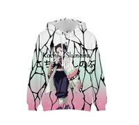 Xinchangda Sweat à capuche Kamado Nezuko Anime Rengoku Kyoujurou/Kochou Shinobu à manches longues, Kochou Shinobu, S