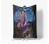 Xinchangda The Apothecary Diaries Couverture polaire super douce en flanelle pour lit et canapé Motif Maomao/Jinshi