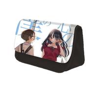 Xinchangda The Dangers in My Heart Trousse à crayons Anime Yamada Anna/Kyotaro Ichikawa Grande capacité Sac à crayons Sac à crayons Sac à crayons Sac de papeterie pour étudiants, Type 8, 22x7.5x13CM