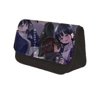 Xinchangda The Dangers in My Heart Trousse à crayons Anime Yamada Anna/Kyotaro Ichikawa Grande capacité Sac à crayons Sac à crayons Sac à crayons Sac de papeterie pour étudiants, type 3, 22x7.5x13CM
