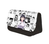 Xinchangda The Dangers in My Heart Trousse à crayons Anime Yamada Anna/Kyotaro Ichikawa Grande capacité Sac à crayons Sac à crayons Sac à crayons Sac de papeterie pour étudiants, Type 13, 22x7.5x13CM