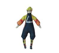 Xinchangda Tomioka Giyuu Figurine en peluche Kamado Tanjiro Coussin Shizuku articulé avec cadre en fil de fer 28 cm Décoration de canapé-lit Cadeau de collection
