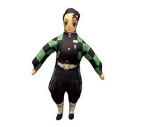Xinchangda Tomioka Giyuu Figurine en peluche Kamado Tanjiro Coussin Shizuku articulé avec cadre en fil de fer 28 cm Décoration de canapé-lit Cadeau de collection