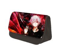 Xinchangda Trousse à crayons Tokyo Ghoul Kirishima Tōka Kaneki Ken avec impression 3D - Grande capacité - Cadeau d'anniversaire pour garçons et filles, Type 14, 22*13*7.5cm, Trousse à crayons