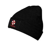 xinchenxin Resident Umbrella Evil Corp Symbol Bonnet en tricot pour homme et femme Chapeau en laine pour toutes les saisons Bonnet Chapeaux, Noir , Taille unique