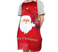 XINCHI Tablier de Noël Renne Père Noël Tablier de Cuisine Humoristique Tabliers de Cuisine Nouveauté Tablier de Cuisine Tablier de Cuisson Chasuble pour Chef Hommes Femmes Restaurant Home Dinner