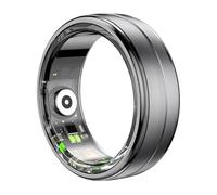 XINDADA Bague intelligente R06 2024 pour homme et femme, moniteur de fréquence cardiaque et d'oxygène dans le sang, étanchéité IP68 et 5 ATM, mode multisport (11, noir)
