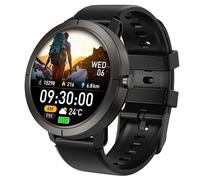XINDADA Montre intelligente GPS 2025 360 mAh avec grande batterie BT Appel 3,4 cm AMOLED 5 ATM, étanche, 170 modes de sport, montre intelligente d'extérieur pour homme et femme (noir)
