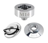 XineYuor Adaptateur X-LOCK vers M14, 3 Pièces pour Meuleuse d'Angle, Compatible avec Système Bosch X-LOCK, Jeu d'Adaptateur à Verrouillage Rapide pour Disques à Tronçonner et à Meuler