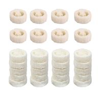 XineYuor Naturel Loofah,20PCS Eponge Luffa,Réutilisables Eponge Naturelle Loofah pour Bain Douche,Savons DIY,Soins du Corps et Cuisine Nettoyage