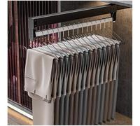 XINFAPAI 55cm, Tringle Penderie Coulissante, Placard Cintre À Suspendre Support Vêtements, Extractible Porte-Vêtements Réglable, Porte-Pantalons Coulissant, Facile À Installer