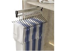 XINFAPAI 800mm/31.49in, Tringle Coulissante Penderie, Tringle Penderie Escamotable pour Les Armoires Et Les Zones De Rangement,Porte-Vêtements sur Rail De Garde-Robe, Porteuse De 25kg