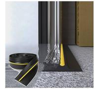 XINFAPAI Joint de Porte en PVC pour l'étanchéité, Joint de seuil de Porte de Garage, Parfait pour Garder Les garages Propres et secs, Joint de Porte de Garage Bricolage,8m