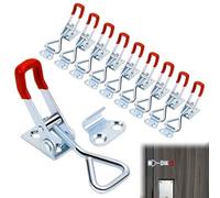 XINFAQAQ Loquet à Bascule en Métal, Loquets à Bascule Réglables, Sauterelle de Serrage, Sauterelles de Menuisier Réglable Capacité de Maintien 100 KG pour Armoires, Portes