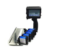 XINFULI Imprimante Portable Imprimante à Jet d'encre Portable Tactile codeur imprimante d'étiquettes QR/Code-Barres/Date/Logo imprimante à Jet d'encre Rapide 12.7mm Séchage Rapide et imperméable