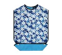 XINFULLWOL Bavoir pour adulte avec attrape-gorge. Protections de vêtements imperméables et réutilisables pour les femmes âgées, pour les hommes ou toute personne ayant perdu sa motricité, N-1., XL