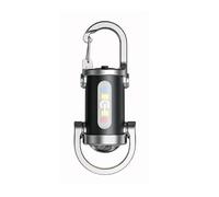 XINGBEI Maouira Petite Lampe Torche Porte-Clés étanche 1200 Lumens Mini Lampe de Poche Rechargeable avec Batterie Externe pour Cyclisme Randonée Lecture Travail