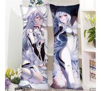 Xingbiyou Anime EVA Asuka Langley Soryu Ayanami Rei Taie d'oreiller,50x150cm,Corps Taie d'oreiller Double Face Dakimakura (D)