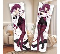 Xingbiyou Anime Honkai: Star Rail Kafka Taie d'oreiller, 50x150cm, Corps Taie d'oreiller Double Face Dakimakura (C)
