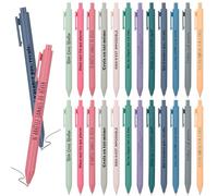 Xingch Lot de 48 Stylos à bille de motivation Stylo à bille avec recharge rétractable Imprimé Citations inspirantes Cadeau pour collègues, employés, camarades de classe, étudiants et famille (48)