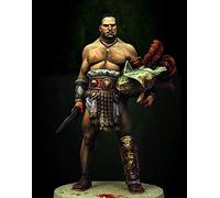 XINGCHANG 1/18 90 Mm Ancien Gladiateur Héroïque Rome Homme Figurine en Résine Kits De Modèles Miniature Gk Démontage Non Peint