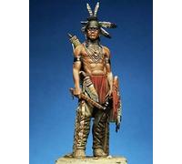XINGCHANG 1/24 75Mm Ancien Stand De Guerrier avec Base Résine Figurine Modèles Kits Miniature Gk Démontage Non Peint