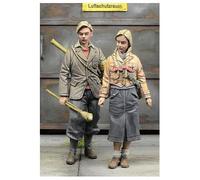 XINGCHANG 1/35 Figurines en résine Kits de modèle de la première Guerre Mondiale Jeunesse Allemande 2 Figurine Non assambrée Non Peinte